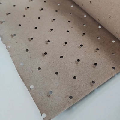 0.2mm Thickness Perforated Kraft Paper  For Crafts Wrapping