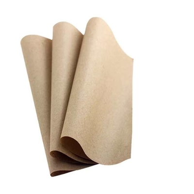 Uncoated Patterned Kraft Wrapping Paper Greaseproof 60" Brown Gift