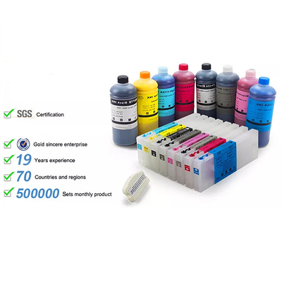 500ml Refill Dye Sublimation Ink Magenta Cyan For Epson