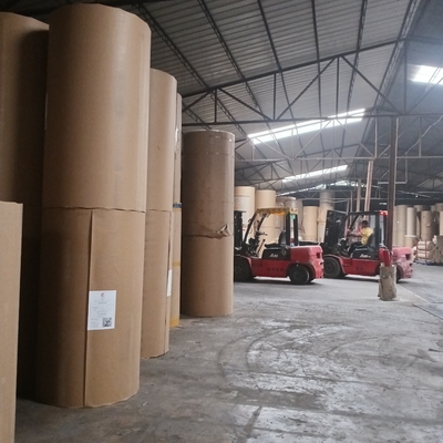 Thick Brown Karft Wrapping Paper Uncoated Environmental Friendly