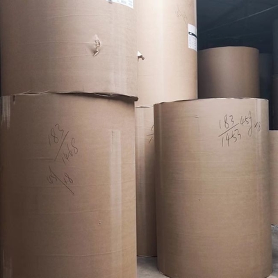 Yellow Uncoated Kraft Wrapping Paper Card 120gsm 72 Inches