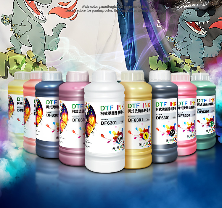 Cloth Black Sublimation Ink Heat Transfer White DTF Printer